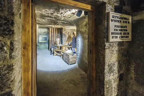 Zabytkowa kopalnia soli kamiennej w Wieliczce