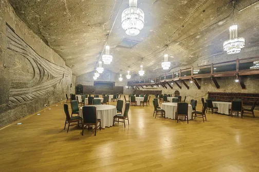 Zabytkowa kopalnia soli kamiennej w Wieliczce
