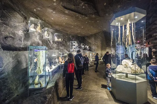 Zabytkowa kopalnia soli kamiennej w Wieliczce