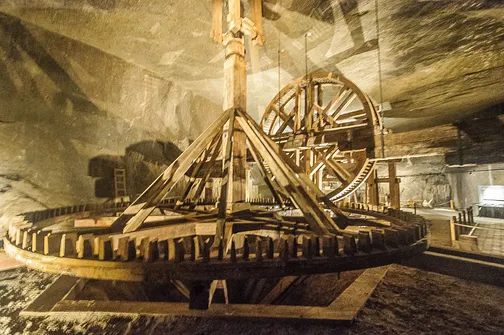 Zabytkowa kopalnia soli kamiennej w Wieliczce