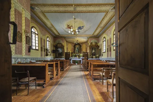 Kościół Najświętszego Serca Pana Jezusa w Krynicy-Zdroju - wnętrze