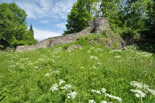 Zamek w Czorsztynie - średniowieczna budowla nad brzegiem jeziora