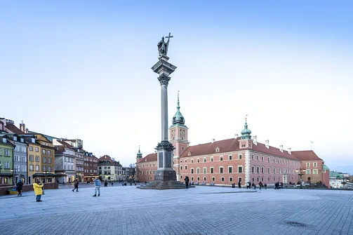 Warszawa - wieczorny spacer po Śródmieściu
