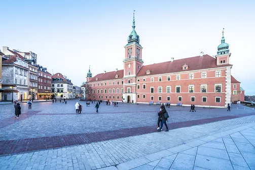 Warszawa - wieczorny spacer po Śródmieściu