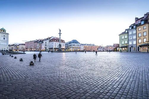 Warszawa - wieczorny spacer po Śródmieściu