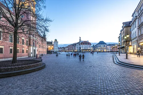 Warszawa - wieczorny spacer po Śródmieściu