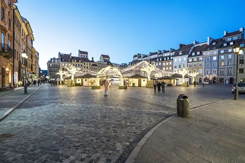 Warszawa - wieczorny spacer po Śródmieściu