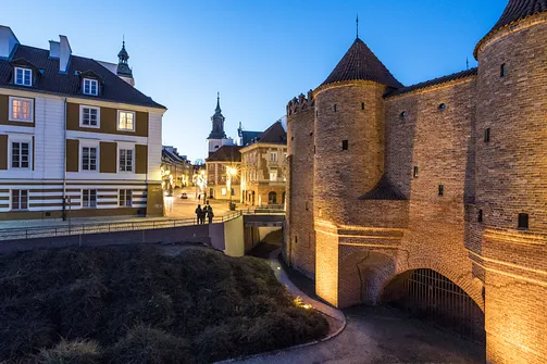 Warszawa - wieczorny spacer po Śródmieściu