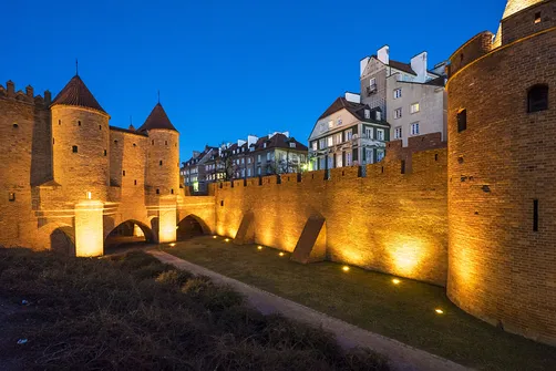 Warszawa - wieczorny spacer po Śródmieściu