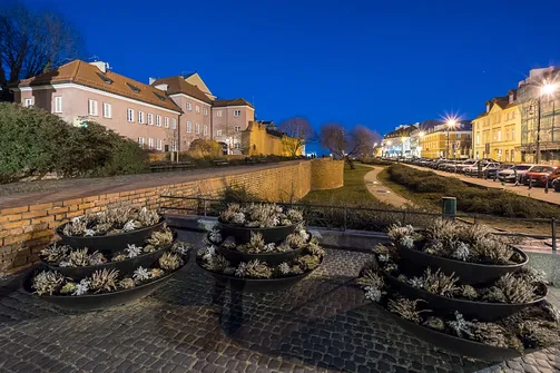 Warszawa - wieczorny spacer po Śródmieściu