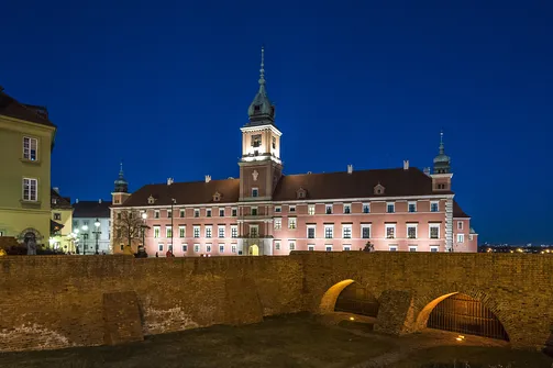 Warszawa - wieczorny spacer po Śródmieściu