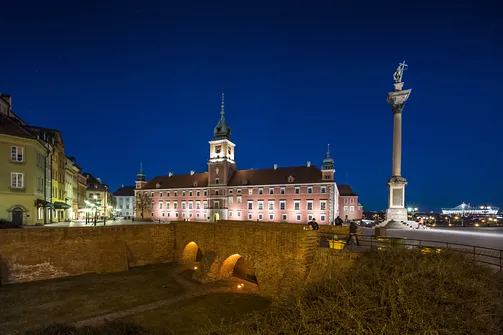Warszawa - wieczorny spacer po Śródmieściu