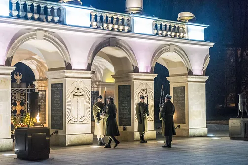 Warszawa - wieczorny spacer po Śródmieściu