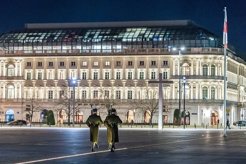 Warszawa - wieczorny spacer po Śródmieściu