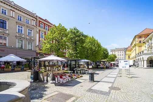 Południowa część rynku w Świdnicy