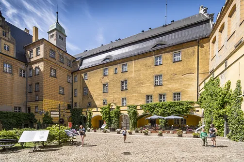 Dziedziniec zamku w Oleśnicy