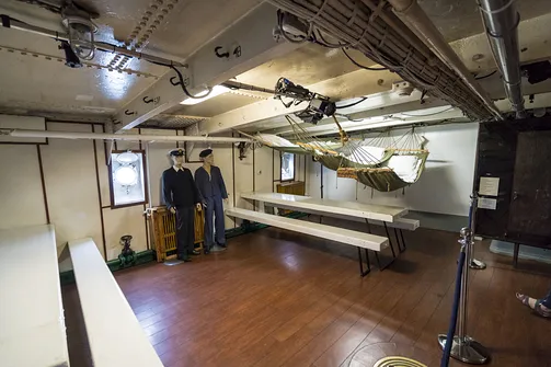 Dar Pomorza - wnętrze statku