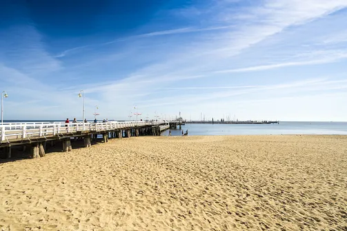 Sopot - nadmorska miejscowość z najdłuższym drewnianym molo w Europie