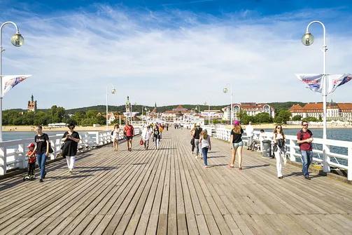 Sopot - nadmorska miejscowość z najdłuższym drewnianym molo w Europie