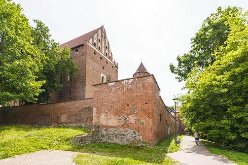 Zamek Kapituły Warmińskiej w Olsztynie - gotycka warownia nad Łyną