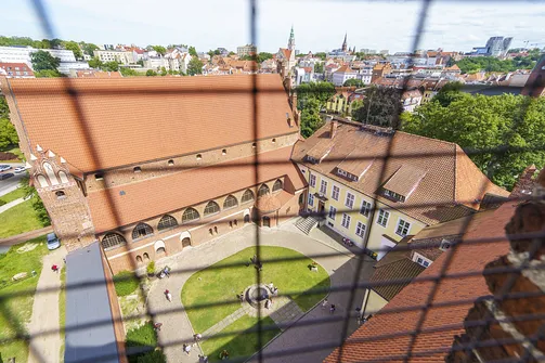 Zamek Kapituły Warmińskiej w Olsztynie - gotycka warownia nad Łyną