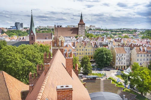 Zamek Kapituły Warmińskiej w Olsztynie - gotycka warownia nad Łyną
