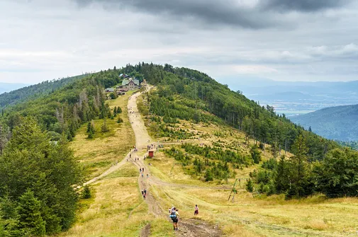 Szyndzielnia i Klimczok z Bielska-Białej