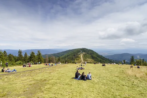 Szyndzielnia i Klimczok z Bielska-Białej