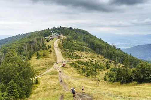 Szyndzielnia i Klimczok z Bielska-Białej