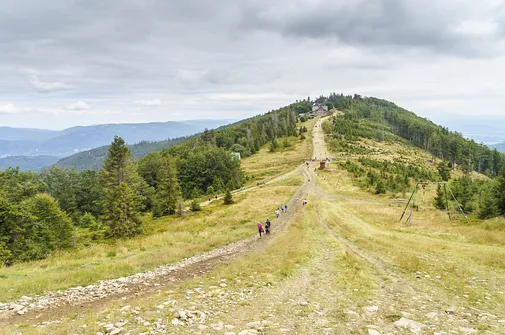 Szyndzielnia i Klimczok z Bielska-Białej