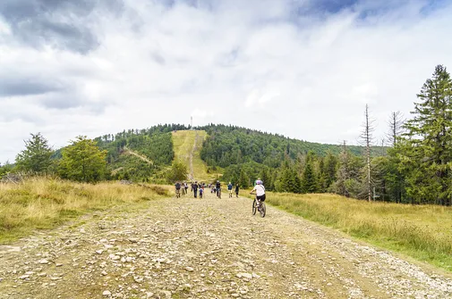 Szyndzielnia i Klimczok z Bielska-Białej