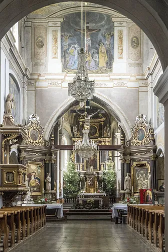 Kościół św. Andrzeja Apostoła w Łęczycy - wnętrze