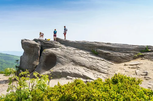 Malinowska Skała - wejście z Przełęczy Salmopolskiej