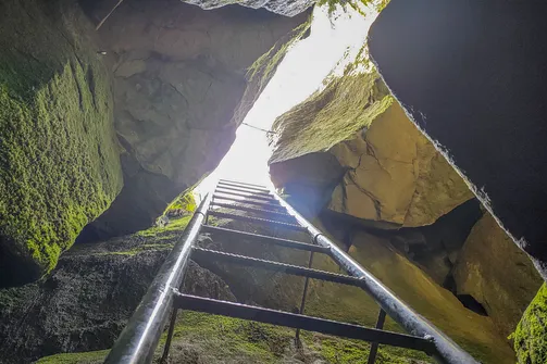 Wnętrze Jaskini Malinowskiej