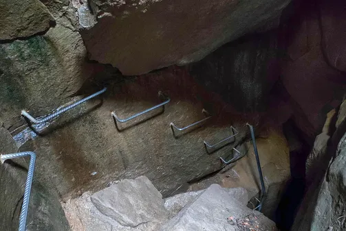 Malinowska Skała - wejście z Przełęczy Salmopolskiej