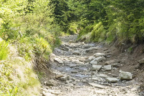 Malinowska Skała - wejście z Przełęczy Salmopolskiej