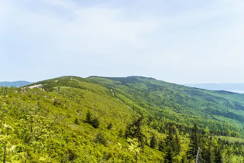 Skrzyczne - widok z Malinowskiej Skały