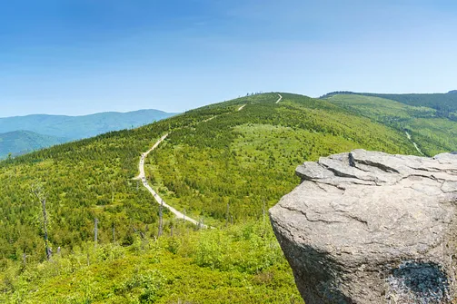 Malinowska Skała - wejście z Przełęczy Salmopolskiej