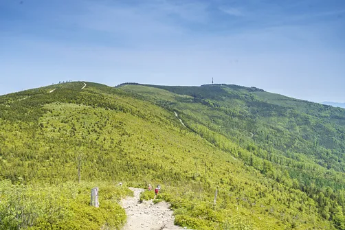 Malinowska Skała - wejście z Przełęczy Salmopolskiej