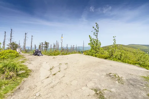 Malinowska Skała - wejście z Przełęczy Salmopolskiej