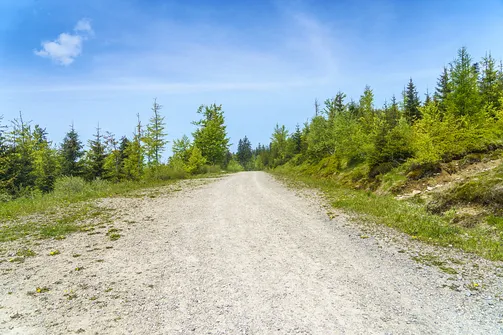 Malinowska Skała - wejście z Przełęczy Salmopolskiej