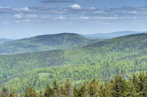 Barania Góra - wejście na szczyt z Wisły Czarne