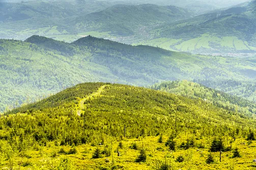 Barania Góra - wejście na szczyt z Wisły Czarne