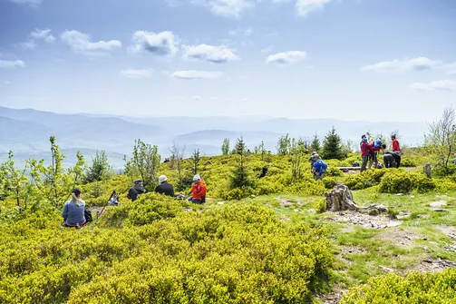 Barania Góra - wejście na szczyt z Wisły Czarne