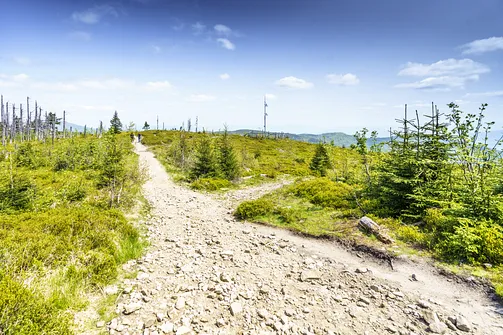 Barania Góra - wejście na szczyt z Wisły Czarne