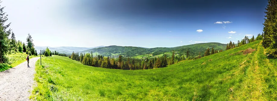 Barania Góra - wejście na szczyt z Wisły Czarne