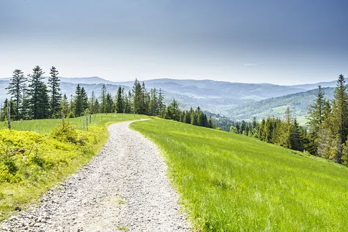 Barania Góra - wejście na szczyt z Wisły Czarne