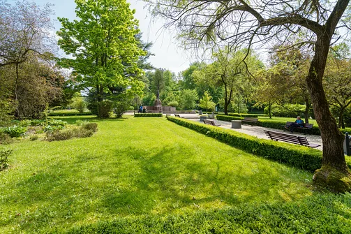 Park w centrum Wisły