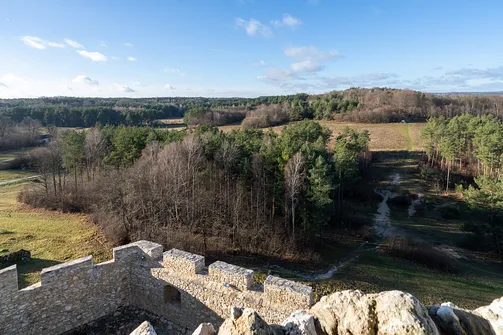 Zamek Bobolice - odbudowana warownia na Szlaku Orlich Gniazd