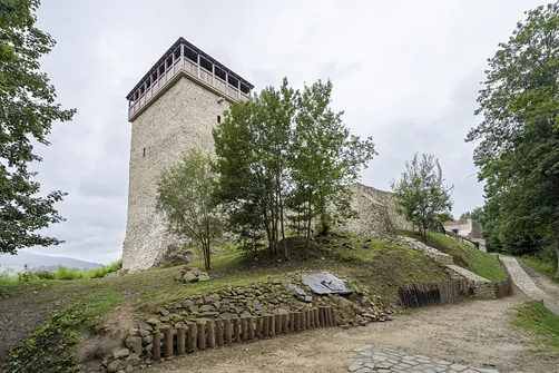 Ruiny zamku w Muszynie